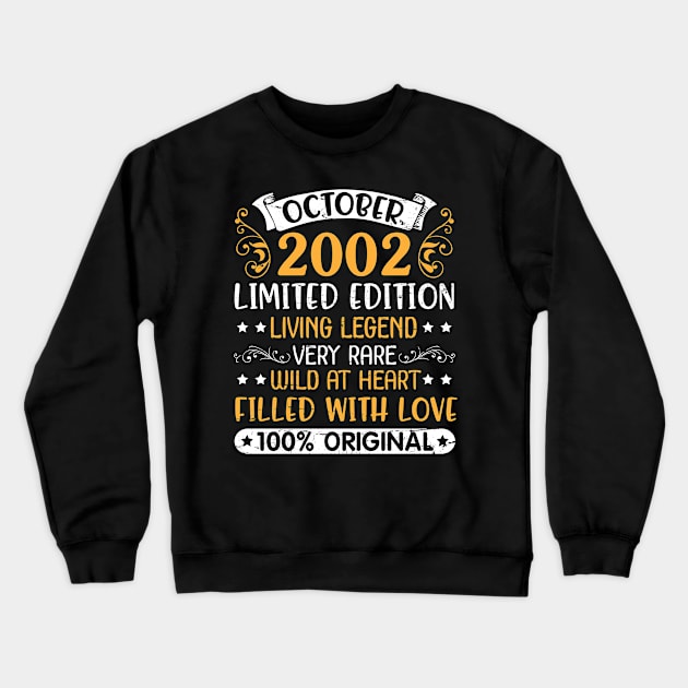 October 2002 Limited Edition Living Legend Very Rare Wild At Heart Filled With Love 100% Original Crewneck Sweatshirt by suongmerch